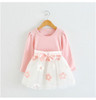 Cute Baby Girl Dress Cotton Children Kids Baby Girls Dresses One Piece Baby Autumn Clothing For School Casual Wear Clothes Girl
