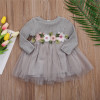 Cute Baby Girl Dress Cotton Children Kids Baby Girls Dresses One Piece Baby Autumn Clothing Casual Wear Clothes Girl