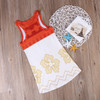 Cute Baby Girl Blue Cherry Sundress Cotton Dress Kids Summer Vest Tops Party Dress Hot Cute Baby Girl Blue Cherry Sundress Cotton Dress Kids Summer Vest Tops Party Dress Hot