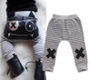 Cute Baby Boys Girls Bottoms Monster Harem Pants Leggings Trousers Casual 0-2Y Striped Grey Loose Pants Cute Baby Boys Girls Bottoms Monster Harem Pants Leggings Trousers Casual 0-2Y Striped Grey Loose Pants