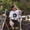 NiceMix Kawaii T Shirt Women Tops 2018 Summer Harajuku Cotton T-shirts Print Girl Plus Size Short Sleeve Tee Shirt Femme