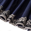 Nice-forever Vintage Elegant Embroidery Flower Patchwork Zipper vestidos O-Neck A-Line Pinup Business Women Flare Dress A069
