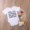 Newborn Toddler Infant Baby Girl Short Sleeve Letter Romper Cotton Jumpsuit Outfit Sunsuit Clothes