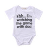 Newborn Toddler Infant Baby Girl Short Sleeve Letter Romper Cotton Jumpsuit Outfit Sunsuit Clothes