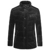 E-artist Men's Velvet Duck Down Jackets Coats Slim Fit Business Casual Male Parkas Outwear Overcoat for Winter Plus Size 5XL Y41