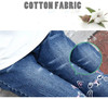 DZIECKO Girls Jeans Spring 2018 Fashion Cartoon Cat Girls Jeans Pants Autumn Children Pencil Pants Kids Trousers Girls Clothes