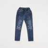 DZIECKO Girls Jeans Spring 2018 Fashion Cartoon Cat Girls Jeans Pants Autumn Children Pencil Pants Kids Trousers Girls Clothes