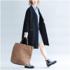 Johnature Women Coats Fashion Trench 2017 Winter New Long Sleeve Women Clothes Button Loose 2 Colour Long Trench