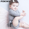 Infant Baby Girls Clothes Tutu Skirt Bodysuit Long Sleeve Soft Comfy Newborn Unisex Baby Gray Dress Jumpsuit Playsuit Outfits
