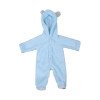 Infant Baby Boys Girls Winter Warm Coral Fleece Hooded Footies Jumpsuit Clothes