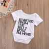 Infant Baby Boy Girl Lettter Printed Jumpsuit Clothes Outfits Casual Bodysuit Playsuit Infant Baby Boy Girl Lettter Printed Jumpsuit Clothes Outfits Casual Bodysuit Playsuit