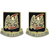 376th Finance Battalion Unit Crest (To Serve)