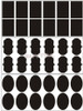36pcs Waterproof Glass Blackboard Bottle Stickers Labels Home Kitchen Jars Stickers Chalkboard Labels Tags