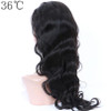 36C Body Wave U Part Human Hair Wig 100% Brazilian Hair Natural Color Middle Openning 1*3 Inches Size Wig for Black Women