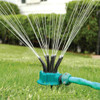 360 Degree Automatic Plastic Sprinkler Spray Nozzle Lawn Garden Irrigation Sprinkler Rotating Plant Watering Drippers