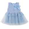 Baby Kids Girls Lace Bowknot Flower Dress Princess Dress Formal Party Tutu Dress Children Clothes 5 Colors