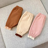 Baby infant velvet pants thickened newborn trousers winter wholesale