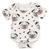 Baby Infant Toddler Newborn Boys Girls Short Sleeve Romper Clothes Outfit Cute Dog Jumpsuit