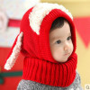Baby Hats Cute Toddler Crochet Beanie Kids Girls Boys Hats Coif Hood Kintted Woolen Scarves Caps Winter Warm Cap Lamb Fur Hats