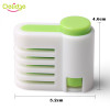 Delidge 2 pcs /lot 5 Layers Bread Slicer Food-Grade Plastic Cake Bread Cutter 5 Levers Cutting Bread Knife Splitter Toast Slicer