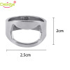 Delidge 1pcs Silver Color Ring Bottle Opener Stainless Steel Finger Ring Bottle Opener Beer Bar Tool abridor de garrafa cerveja