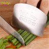 Delidge 1PC Finger Guard Protect Finger Hand Not To Hurt Cut Stainless Steel Hand Protector Knife Cutting Finger Protection Tool