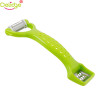 Delidge 1 pc 2 in 1 Vegetable Peeler Plastic+ Stainless Steel Double Used Carrot Potato Peeler Cabbage Cucumber Shredder Slicer