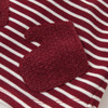DB3984 davebella autumn baby boys red t-shirt kids red striped tops boys tees kids t shirt