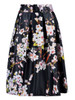 DayLook Chic Summer Style Skirts Womens Elegant Sakura Floral Print High Waist Vintage Tutu Skater Pleated Skirt 5 Colors Saia