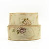 David accessories width:40mm linen ribbon plaid flower ANCHORS 25 yards,DIY handmade materials,25Yc2083