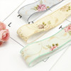 David accessories width:40mm linen ribbon plaid flower ANCHORS 25 yards,DIY handmade materials,25Yc2083