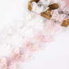 David accessories organza Lace ribbon flower pearl Trim Embroidery Sewing Fabric Ribbon DIY Garment Accessories,1Yc2488