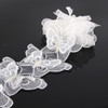 David accessories organza Lace ribbon flower pearl Trim Embroidery Sewing Fabric Ribbon DIY Garment Accessories,1Yc2488