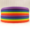 David accessories 7/8"(22mm) rainbow printed polyester grosgrain tape ribbon 5yards, DIY handmade, wedding gift wrap,5Y2015733