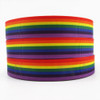 David accessories 7/8"(22mm) rainbow printed polyester grosgrain tape ribbon 5yards, DIY handmade, wedding gift wrap,5Y2015733