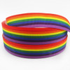 David accessories 7/8"(22mm) rainbow printed polyester grosgrain tape ribbon 5yards, DIY handmade, wedding gift wrap,5Y2015733