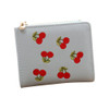 Wallet Women Fashion Cherry Embroidery Short Wallet Coin Purse Card Holders Handbag Mini Short Wallet PU Leather Lady Money Bag Wallet Women Fashion Cherry Embroidery Short Wallet Coin Purse Card Holders Handbag Mini Short Wallet PU Leather Lady Money Bag