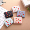 Wallet Women Fashion Cherry Embroidery Short Wallet Coin Purse Card Holders Handbag Mini Short Wallet PU Leather Lady Money Bag Wallet Women Fashion Cherry Embroidery Short Wallet Coin Purse Card Holders Handbag Mini Short Wallet PU Leather Lady Money Bag