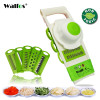 WALFOS Mandoline Peeler Grater Vegetables Cutter tools with 5 Blade Carrot Grater Onion Vegetable Slicer Kitchen Accessories