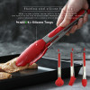 WALFOS Food Grade 100% Silicone food tong Kitchen Tongs Cooking Tongs accessories Salad Serving BBQ toots Stainless Steel Handle