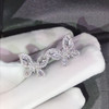 2020 Fashion Luxury 925 Sterling Silver Zircon Stud Earing Earrings for women christmas gift jewelry Best Black Friday Deal Z5