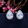 2020 Fashion Luxury 925 Sterling Silver Zircon Stud Earing Earrings for women christmas gift jewelry Best Black Friday Deal Z5