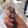 2020 Fashion Luxury 925 Sterling Silver Zircon Stud Earing Earrings for women christmas gift jewelry Best Black Friday Deal Z5