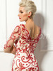 2017 Delicated Short Cocktail Dresses Sexy Sheath Red Fine Beadings Scoop Long Sleeves Vestidos De Cocktail Wedding Party Dress