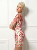 2017 Delicated Short Cocktail Dresses Sexy Sheath Red Fine Beadings Scoop Long Sleeves Vestidos De Cocktail Wedding Party Dress