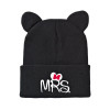 Lovely Hat For Child Knitted Winter Hat Double Ears Skullies Beanies Boys Girls Solid Color Beanies Caps For Kids Winter Hats