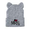 Lovely Hat For Child Knitted Winter Hat Double Ears Skullies Beanies Boys Girls Solid Color Beanies Caps For Kids Winter Hats