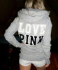 Love Pink Hoodie Women Casual Harajuku Hoodies Women Vs Pink Kpop 2017 Spring Moletom Feminino Polerones Mujer P55 Z15