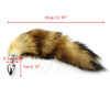 Love Fox Tail Butt Anal Plug Sexy Romance Sex Funny Adult Toy-F1FB