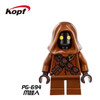 Building Blocks Star Wars Luke Skywalker Qui-Gon Jinn Asajj Ventress Han Solo Embo Jawa Luminara Unduli Bricks Kids Toys PG8037